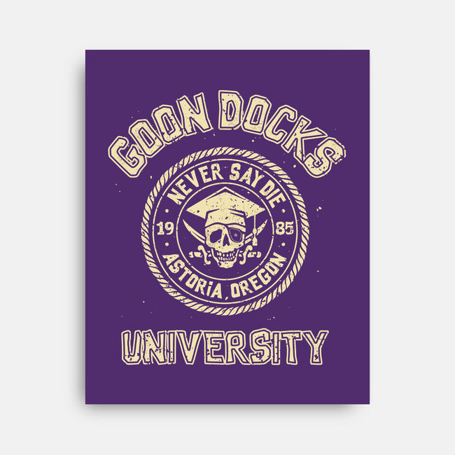 Goon Docks University-None-Stretched-Canvas-retrodivision