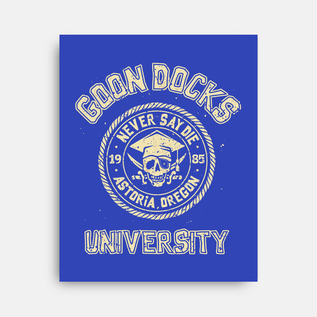 Goon Docks University-None-Stretched-Canvas-retrodivision