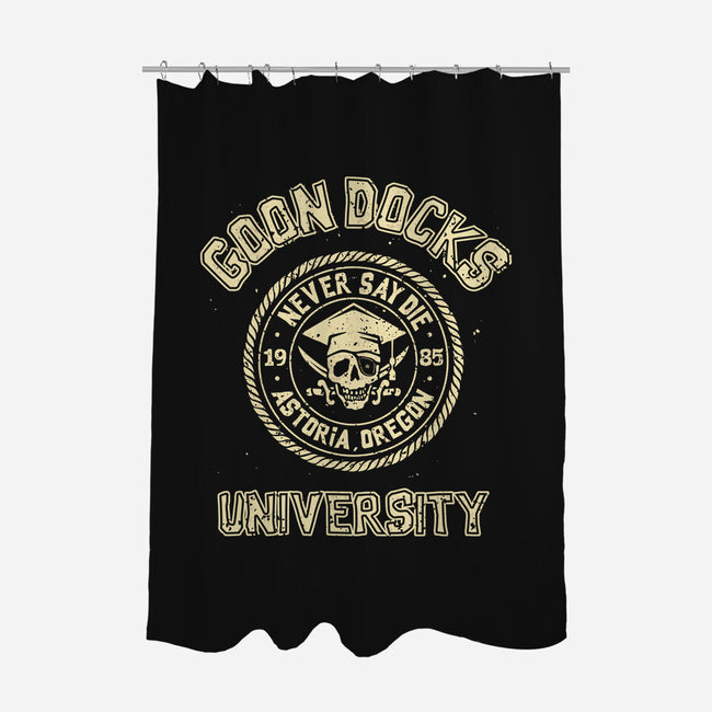 Goon Docks University-None-Polyester-Shower Curtain-retrodivision