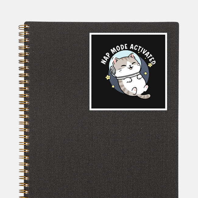 Zero‑Gravity Snooze-None-Glossy-Sticker-Lorets