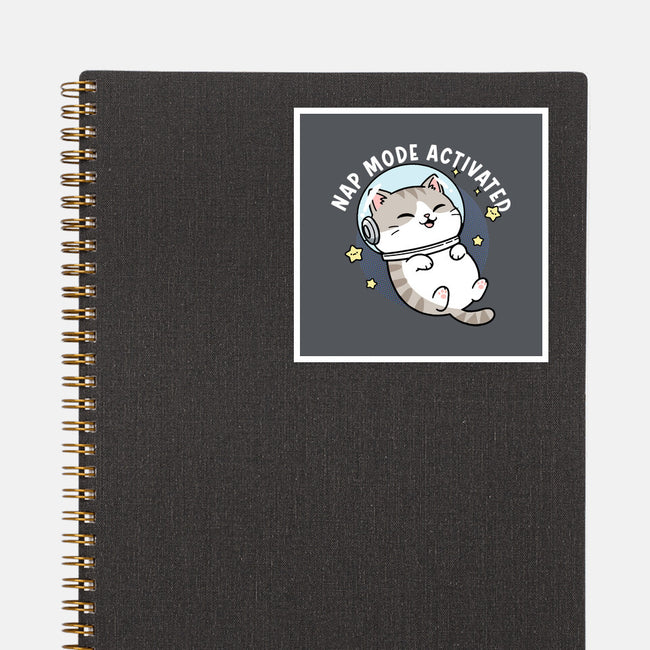 Zero‑Gravity Snooze-None-Glossy-Sticker-Lorets