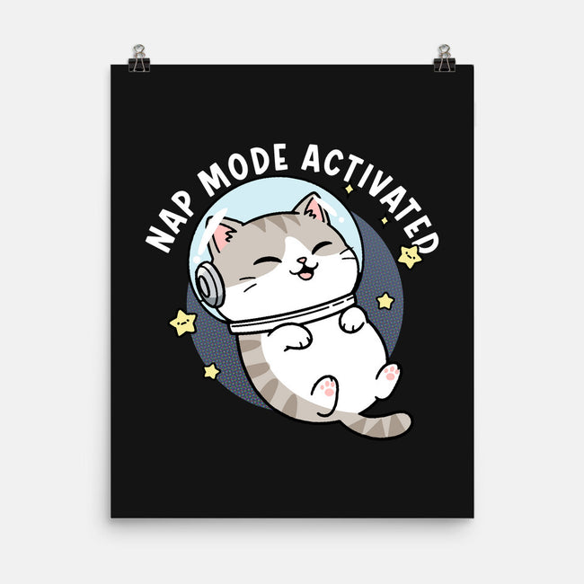 Zero‑Gravity Snooze-None-Matte-Poster-Lorets