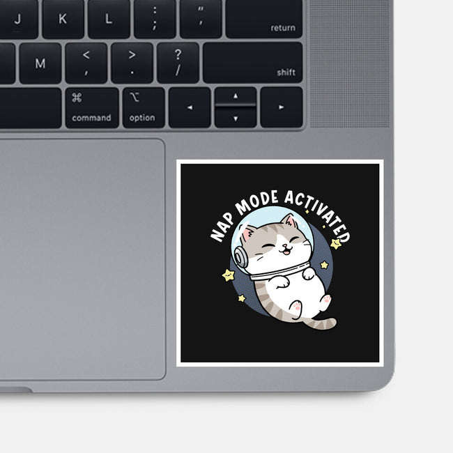 Zero‑Gravity Snooze-None-Glossy-Sticker-Lorets