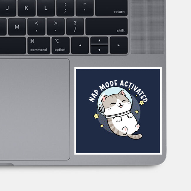 Zero‑Gravity Snooze-None-Glossy-Sticker-Lorets