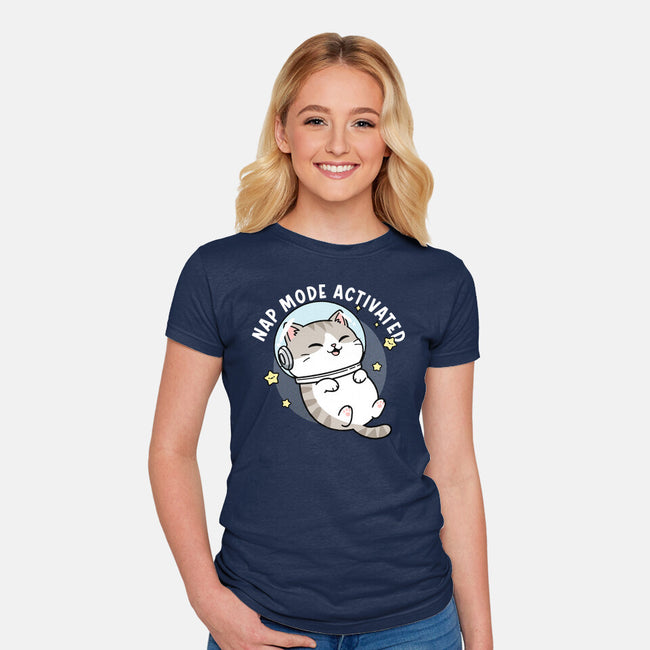 Zero‑Gravity Snooze-Womens-Fitted-Tee-Lorets