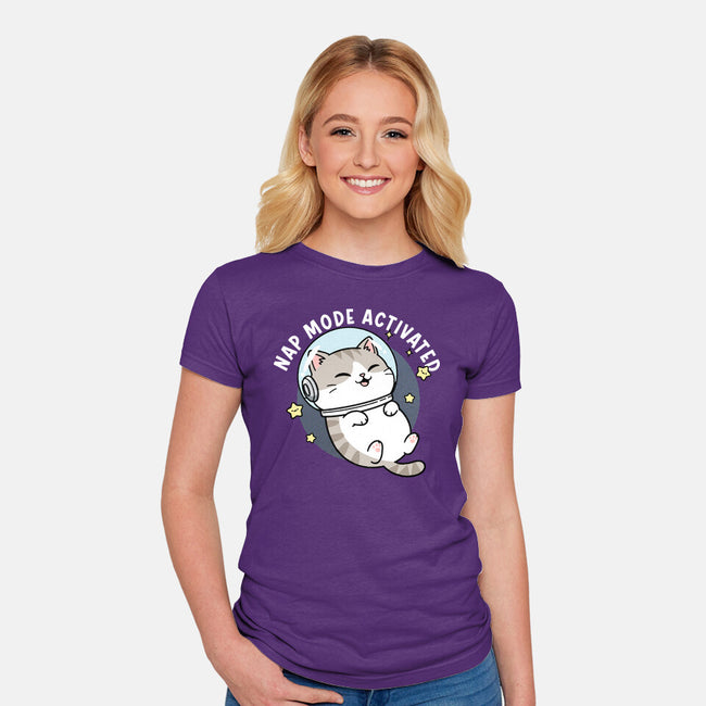 Zero‑Gravity Snooze-Womens-Fitted-Tee-Lorets