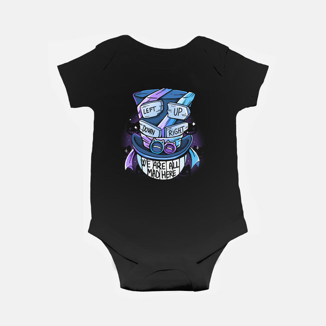 Left Up Down And Right-Baby-Basic-Onesie-Vallina84