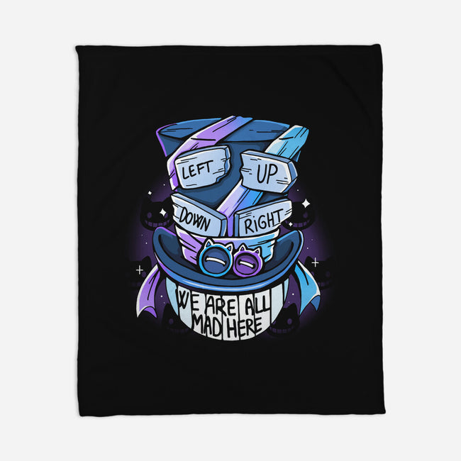 Left Up Down And Right-None-Fleece-Blanket-Vallina84