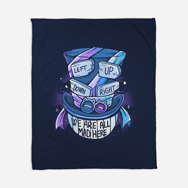 Left Up Down And Right-None-Fleece-Blanket-Vallina84