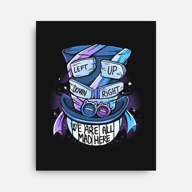 Left Up Down And Right-None-Stretched-Canvas-Vallina84