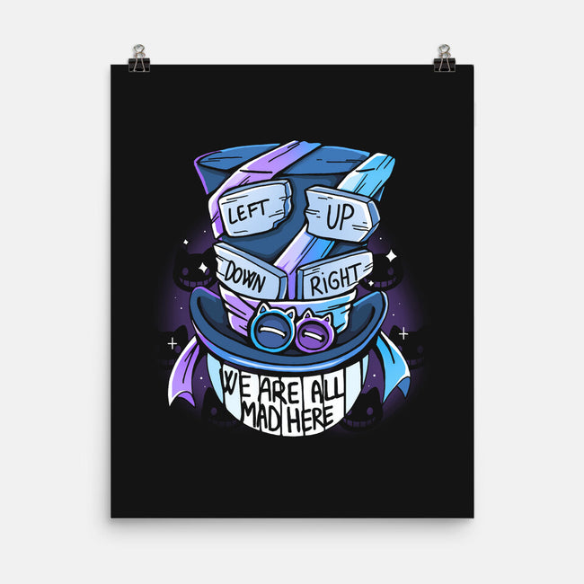 Left Up Down And Right-None-Matte-Poster-Vallina84