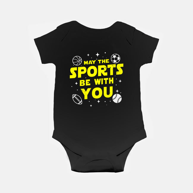 May The Sports Be With You-Baby-Basic-Onesie-Boggs Nicolas