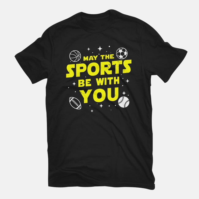 May The Sports Be With You-Womens-Basic-Tee-Boggs Nicolas