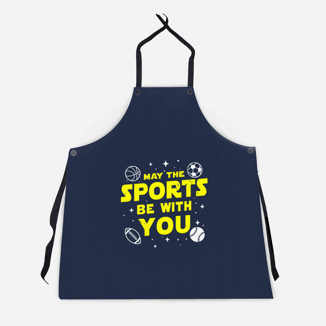May The Sports Be With You-Unisex-Kitchen-Apron-Boggs Nicolas