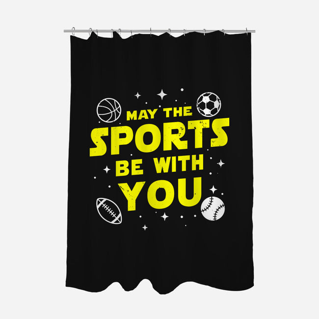 May The Sports Be With You-None-Polyester-Shower Curtain-Boggs Nicolas