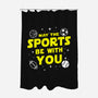 May The Sports Be With You-None-Polyester-Shower Curtain-Boggs Nicolas