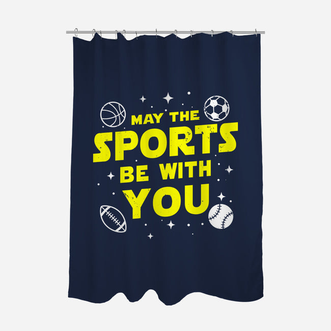 May The Sports Be With You-None-Polyester-Shower Curtain-Boggs Nicolas