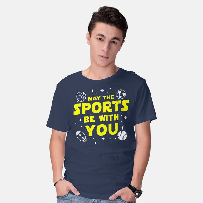 May The Sports Be With You-Mens-Basic-Tee-Boggs Nicolas