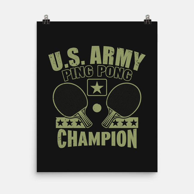 Forrest Pong Champ-None-Matte-Poster-Boggs Nicolas