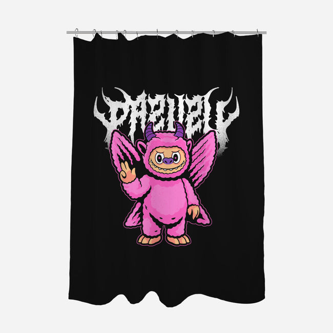 Pazuzu Collectable Tee-None-Polyester-Shower Curtain-Jorgetiradoart