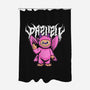 Pazuzu Collectable Tee-None-Polyester-Shower Curtain-Jorgetiradoart