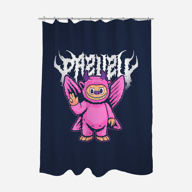 Pazuzu Collectable Tee-None-Polyester-Shower Curtain-Jorgetiradoart