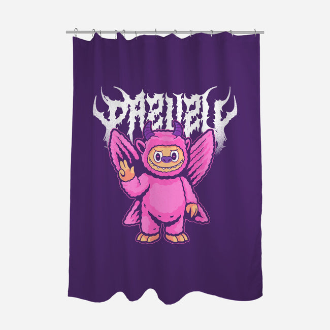 Pazuzu Collectable Tee-None-Polyester-Shower Curtain-Jorgetiradoart