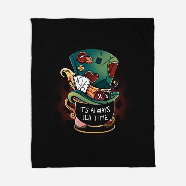 It's Always Tea Time-None-Fleece-Blanket-Vallina84