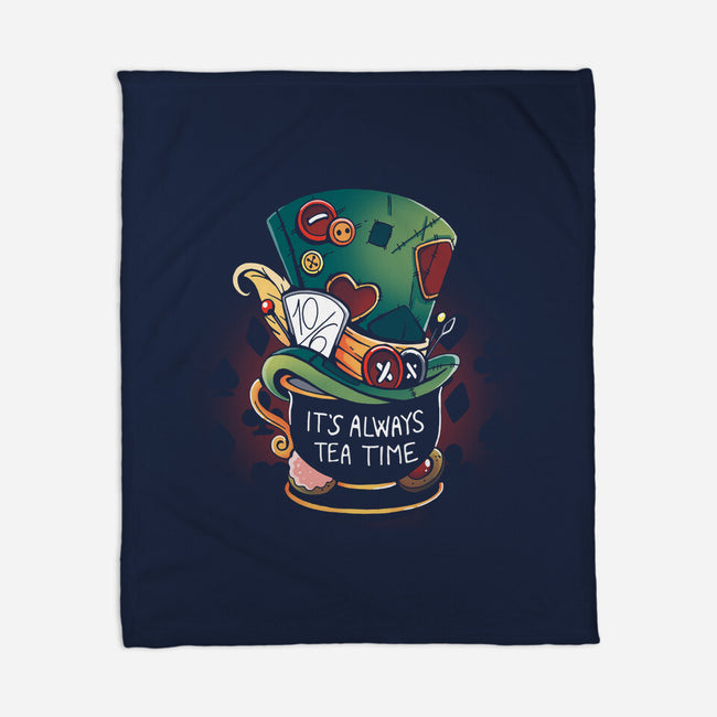 It's Always Tea Time-None-Fleece-Blanket-Vallina84