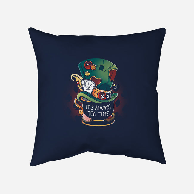 It's Always Tea Time-None-Removable Cover w Insert-Throw Pillow-Vallina84