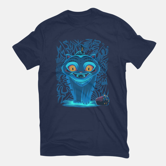 Blue Demon Cat-Mens-Basic-Tee-rmatix