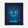 Blue Demon Cat-None-Fleece-Blanket-rmatix