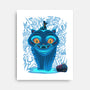 Blue Demon Cat-None-Stretched-Canvas-rmatix