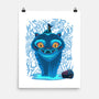 Blue Demon Cat-None-Matte-Poster-rmatix