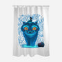Blue Demon Cat-None-Polyester-Shower Curtain-rmatix