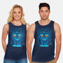 Blue Demon Cat-Unisex-Basic-Tank-rmatix