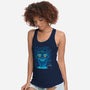 Blue Demon Cat-Womens-Racerback-Tank-rmatix