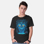 Blue Demon Cat-Mens-Basic-Tee-rmatix
