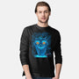 Blue Demon Cat-Mens-Long Sleeved-Tee-rmatix