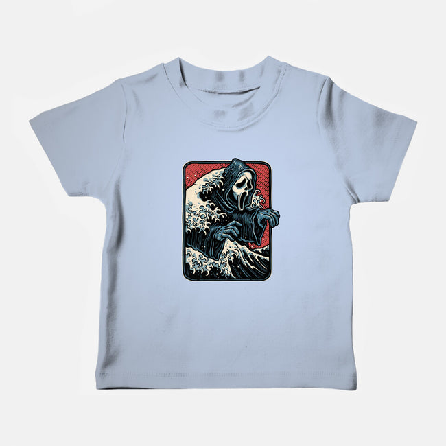 Ghost Wave-Baby-Basic-Tee-glitchygorilla