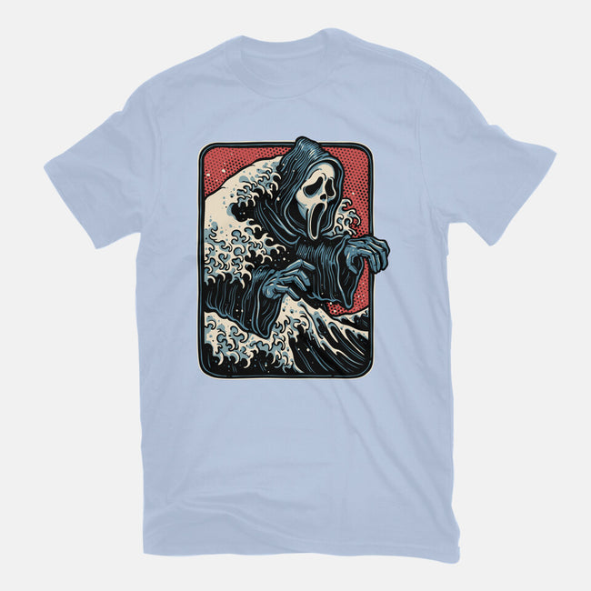 Ghost Wave-Mens-Basic-Tee-glitchygorilla