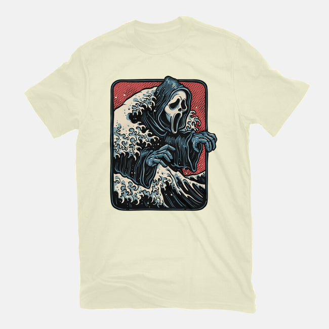 Ghost Wave-Mens-Basic-Tee-glitchygorilla