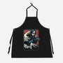 Ghost Wave-Unisex-Kitchen-Apron-glitchygorilla