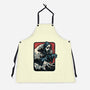 Ghost Wave-Unisex-Kitchen-Apron-glitchygorilla