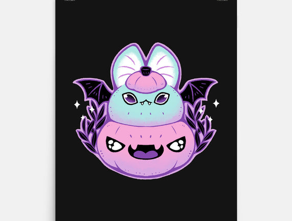 Halloween Pastel Goth Bat