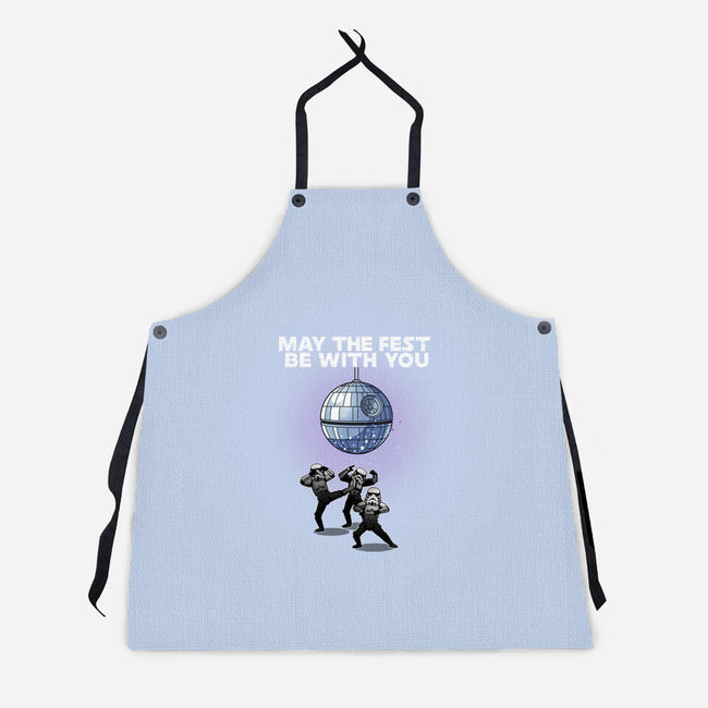 May The Fest Be With You-Unisex-Kitchen-Apron-Lorets