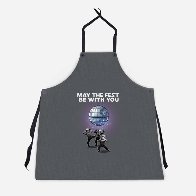 May The Fest Be With You-Unisex-Kitchen-Apron-Lorets