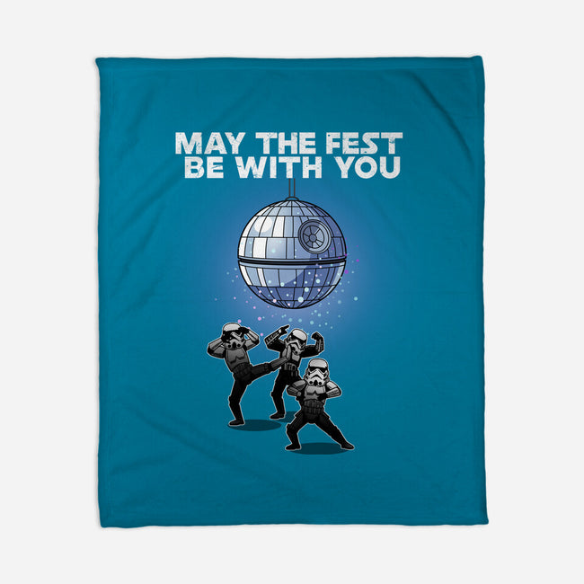 May The Fest Be With You-None-Fleece-Blanket-Lorets
