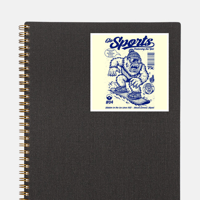 Go Sports Yeti-None-Glossy-Sticker-Eoli Studio