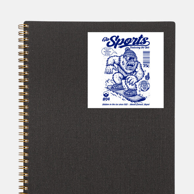 Go Sports Yeti-None-Glossy-Sticker-Eoli Studio